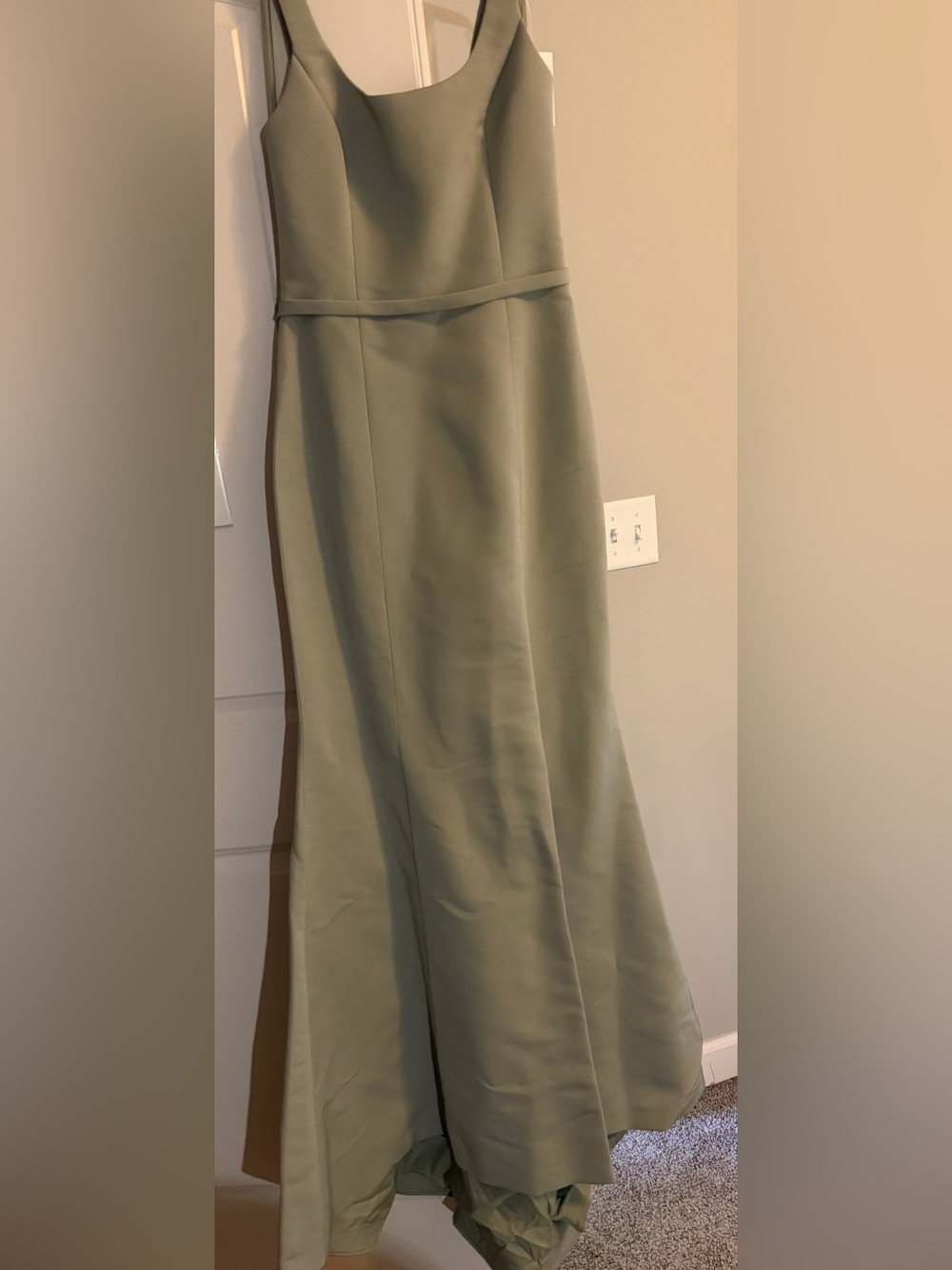 NEW Sage Green Floor-Length Formal Dress